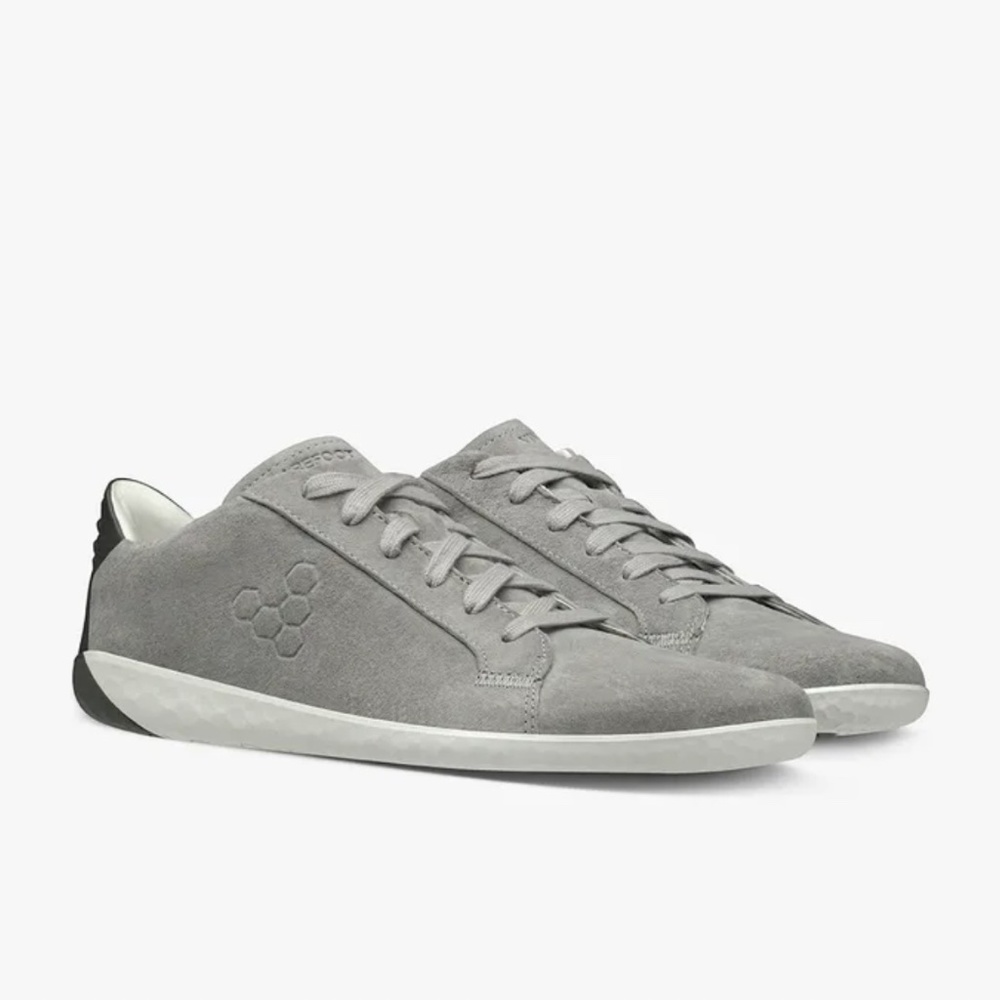 NEW Vivobarefoot Geo Court Nubuck size 8 in Gray (Women's)